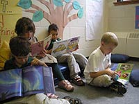 Kingsley Students Reading